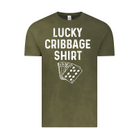 Vintage Olive funny cribbage shirt lucky card game player lover gift t shirt Vintage Tee - linhVisuals