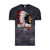 Cloud Black hustle 247 gang clothing native american men gift t shirt t shirt Vintage Tee - linhVisuals