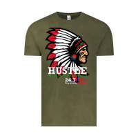 Hustle 247 Gang Clothing Native American Men Gift T Shirt T Shirt Vintage Tee | Teevron
