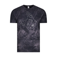 Cloud Black funny australian cattle dog t shirt Vintage Tee - linhVisuals