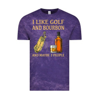 I Like Golf And Bourbon And Maybe 3 People T Shirt Vintage Tee | Teevron