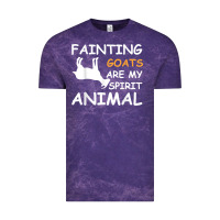Cloud Purple fainting goats are my spirit animal t shirt Vintage Tee - linhVisuals