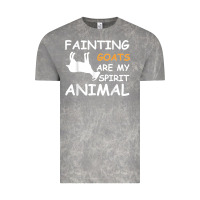 Cloud Rock fainting goats are my spirit animal t shirt Vintage Tee - linhVisuals