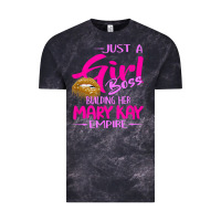 Cloud Black just a girl boss building her mary kay empire gift for women t shirt Vintage Tee - linhVisuals