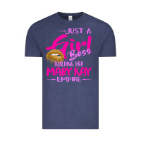 Vintage Denim just a girl boss building her mary kay empire gift for women t shirt Vintage Tee - linhVisuals