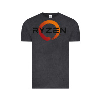 Vintage Black ryzen free world Vintage Tee - linhVisuals