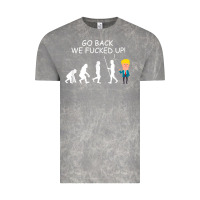 Cloud Rock go back we fucked up funny anti trump 2020 election apparel t shirt Vintage Tee - linhVisuals