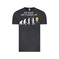 Vintage Black go back we fucked up funny anti trump 2020 election apparel t shirt Vintage Tee - linhVisuals