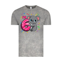 Cloud Rock kids 6th birthday shirt for girls koala bear 6 years old t shirt Vintage Tee - linhVisuals