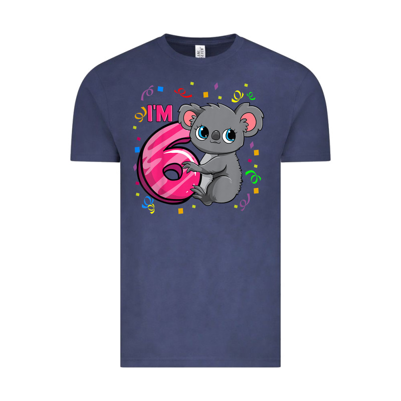 Kids 6th Birthday Shirt For Girls Koala Bear 6 Years Old T Shirt Vintage Tee by linhVisuals | Teevron