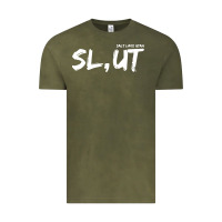 Vintage Olive salt lake utah slut Vintage Tee - linhVisuals