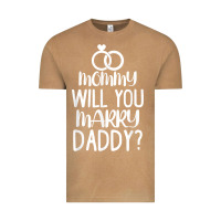 Vintage Camel kids mommy will you marry my daddy funny marriage proposal t shirt Vintage Tee - linhVisuals