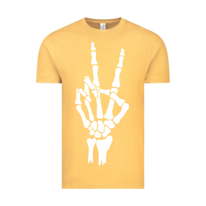 Skeleton Peace Vintage Tee by linhVisuals | Teevron