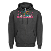 Charcoal Heather best teacher ever libbey glass Zipper Hoodie - BundleAndBundleShop