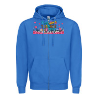 True Royal best teacher ever libbey glass Zipper Hoodie - BundleAndBundleShop