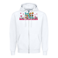 White best teacher ever libbey glass Zipper Hoodie - BundleAndBundleShop