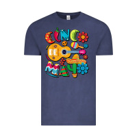 Vintage Denim cinco de mayo mexican fiesta 5 de mayo t shirt Vintage Tee - linhVisuals