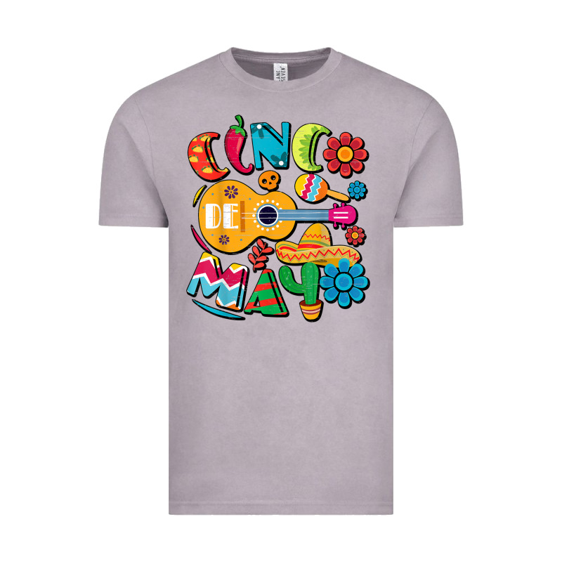 Cinco De Mayo Mexican Fiesta 5 De Mayo T Shirt Vintage Tee by linhVisuals | Teevron