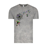 Cloud Rock bird hummingbird dandelion flowers shirt for women men t shirt Vintage Tee - linhVisuals