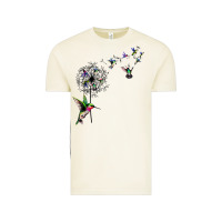 Vintage Arctic bird hummingbird dandelion flowers shirt for women men t shirt Vintage Tee - linhVisuals