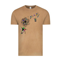 Vintage Camel bird hummingbird dandelion flowers shirt for women men t shirt Vintage Tee - linhVisuals