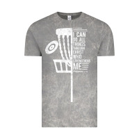 Cloud Rock christian disc golf i can do all things philippians 4 13 t shirt Vintage Tee - linhVisuals
