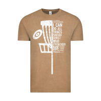 Vintage Coffee christian disc golf i can do all things philippians 4 13 t shirt Vintage Tee - linhVisuals