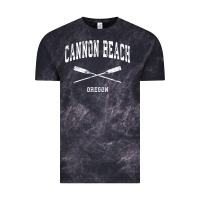 Cannon Beach Oregon Vintage Nautical Crossed Oars T Shirt Vintage Tee | Teevron