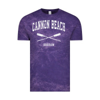 Cloud Purple cannon beach oregon vintage nautical crossed oars t shirt Vintage Tee - linhVisuals