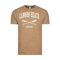 Vintage Coffee cannon beach oregon vintage nautical crossed oars t shirt Vintage Tee - linhVisuals