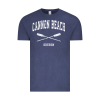 Vintage Denim cannon beach oregon vintage nautical crossed oars t shirt Vintage Tee - linhVisuals