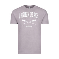 Vintage Zinc cannon beach oregon vintage nautical crossed oars t shirt Vintage Tee - linhVisuals