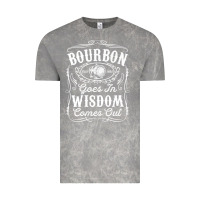 Cloud Rock bourbon goes in wisdom comes out funny whiskey lover gift premium t sh Vintage Tee - linhVisuals
