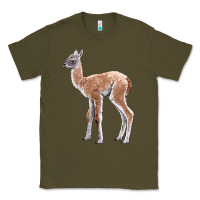 Army Green Guanaco Llama Baby Classic Tee - LillyAllenDesigns