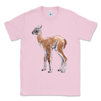 Bubblegum Pink Guanaco Llama Baby Classic Tee - LillyAllenDesigns