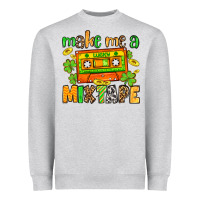 Heather Grey Make me a mixtape St. Patrick's Day Heavyweight Sweatshirt - OliviaCreatesArt