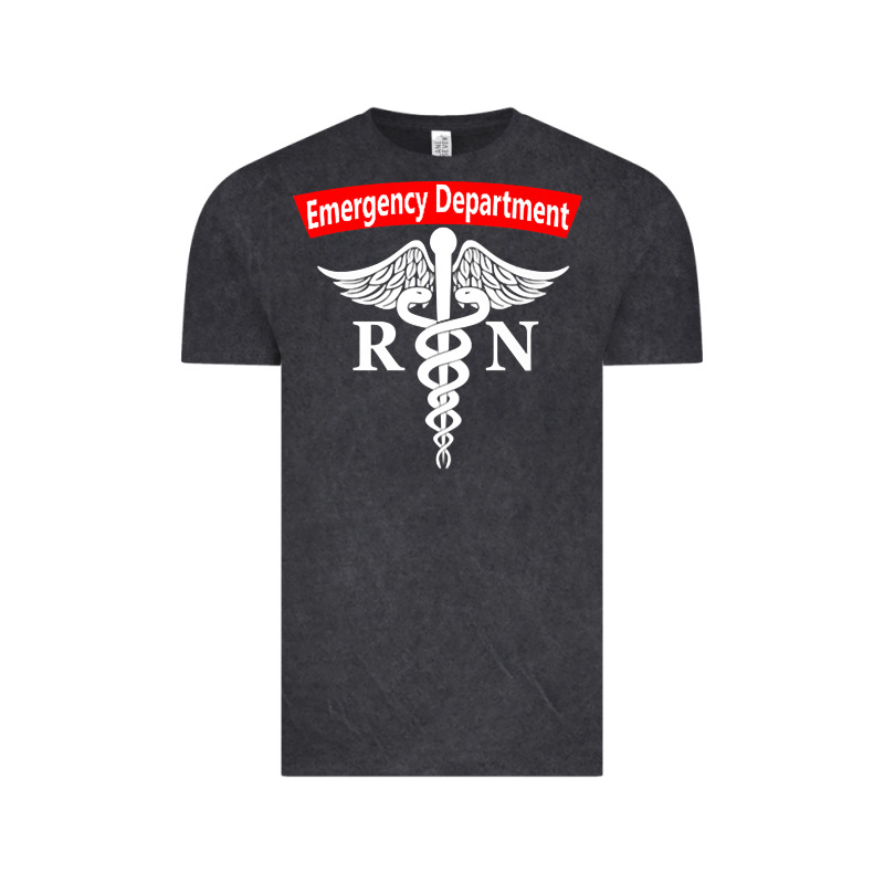 Emergency Department Nursing Er Registered Nurse Rn Caduceus Raglan Ba Vintage Tee by linhVisuals | Teevron