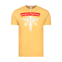 Vintage Mustard emergency department nursing er registered nurse rn caduceus raglan ba Vintage Tee - linhVisuals