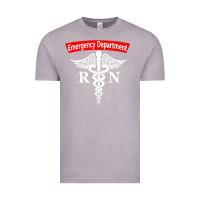 Vintage Zinc emergency department nursing er registered nurse rn caduceus raglan ba Vintage Tee - linhVisuals