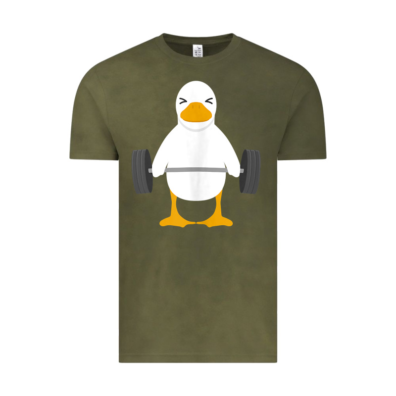 Duck Deadlift Design   Weight Lifting Gym Workout Tank Top Vintage Tee by linhVisuals | Teevron