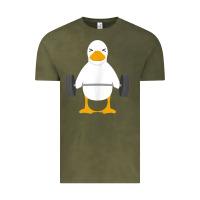 Vintage Olive duck deadlift design   weight lifting gym workout tank top Vintage Tee - linhVisuals