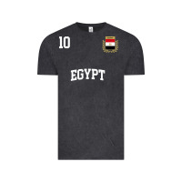 Vintage Black egypt team sports number 10 soccer egyptian flag t shirt Vintage Tee - linhVisuals