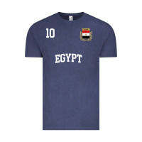 Vintage Denim egypt team sports number 10 soccer egyptian flag t shirt Vintage Tee - linhVisuals