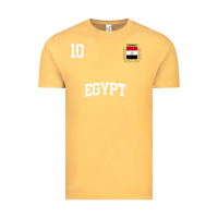 Vintage Mustard egypt team sports number 10 soccer egyptian flag t shirt Vintage Tee - linhVisuals