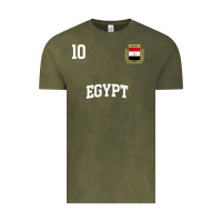 Egypt Team Sports Number 10 Soccer Egyptian Flag T Shirt Vintage Tee | Teevron