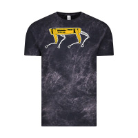 Cloud Black dynamics robot dog spot for boston militaries t shirt Vintage Tee - linhVisuals