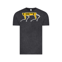 Vintage Black dynamics robot dog spot for boston militaries t shirt Vintage Tee - linhVisuals