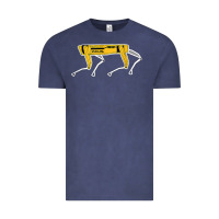 Vintage Denim dynamics robot dog spot for boston militaries t shirt Vintage Tee - linhVisuals