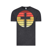 Vintage Black jesus cross retro style vintage t shirt Vintage Tee - linhVisuals