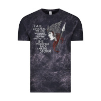 Cloud Black fate whispers to her you cannot withstand the storm t shirt Vintage Tee - linhVisuals